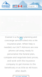 Mobile Screenshot of everestfuneral.com